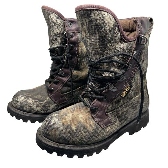 Rocky Camo Bear Claw Series Gore-Tex Steel Toe Boots Mens 6 M 800 gr. Insulated - Picture 1 of 15